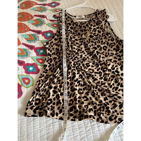 New Zenana leopard print tank with twist - Picture 11 of 12